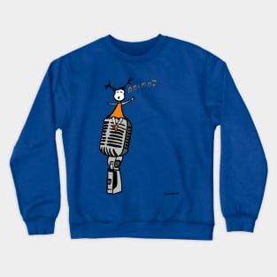 Singing woman Crewneck Sweatshirt